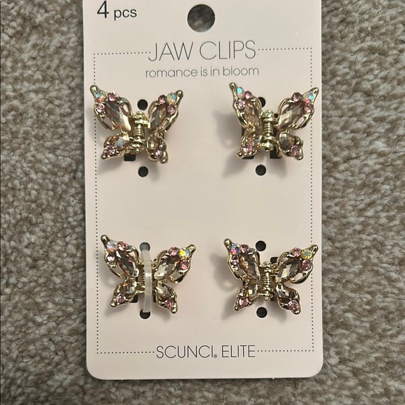 Scunci Elite Butterfly Jaw Clips - Picture 1 of 4